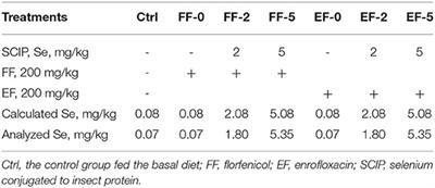 Effects of Selenium Conjugated to Insect Protein on Pharmacokinetics of Florfenicol and Enrofloxacin in Laying Hens